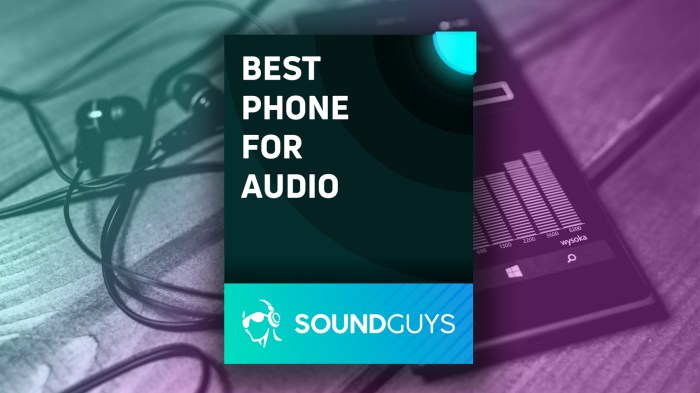Smartphone dengan audio berkualitas hi-fi