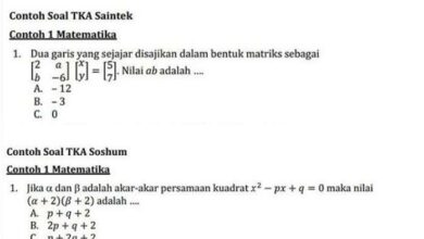 Contoh soal UTBK SBMPTN