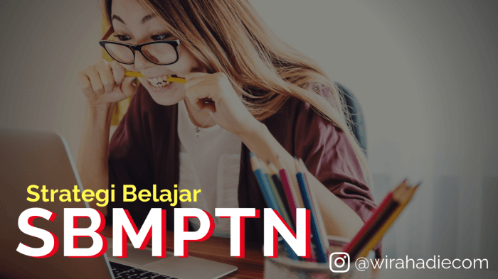 Strategi belajar SBMPTN